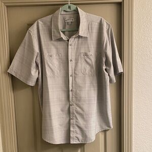 Orvis Light Gray Casual Button Down Shirt